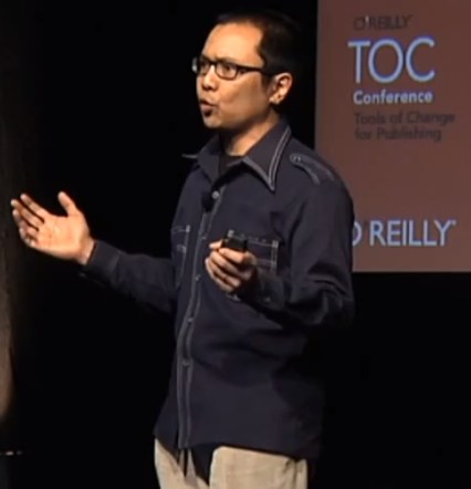 Ben Lorica on stage at TOC 2011 in NYC